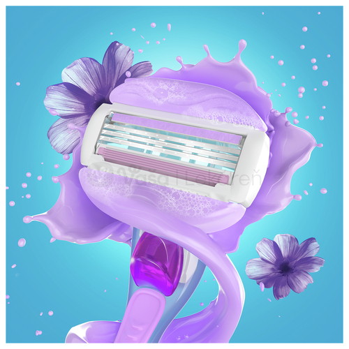 Gillette Venus Comfortglide Breeze Dámsky holiaci strojček s náhradnými hlavicami