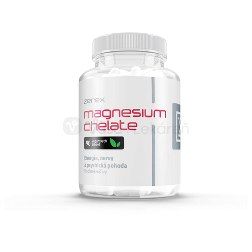 Zerex Magnézium v chelátovej forme + Vitamín B6