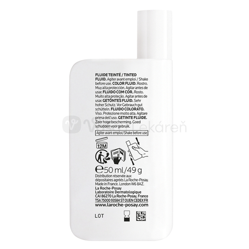 La Roche-Posay Anthelios UVMUNE 400 Tónovaný fluid SPF50+