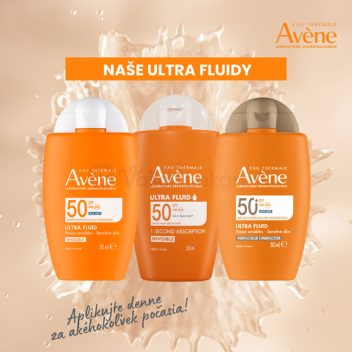 Avene Ultra Fluid Radiance na opaľovanie SPF50+