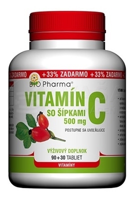 BIO Pharma Vitamín C 500 mg so šípkami