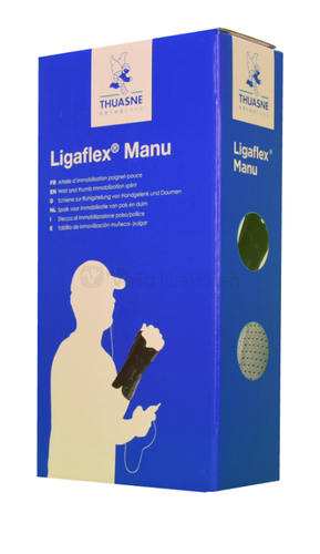 Ligaflex Manu Bandáž zápästia, veľ. 3, ľavá, čierna