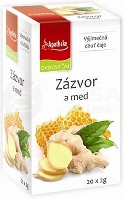 Apotheke Premier Selection Čaj Zázvor a Med