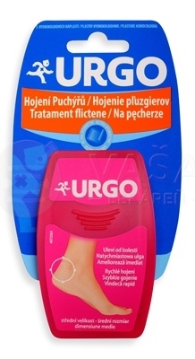 Urgo Hojenie pľuzgierov Ultra diskrétne Hydrokoloidná náplasť (5,9 x 3,4 cm)