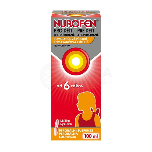 Nurofen Pre deti 4% Pomaranč