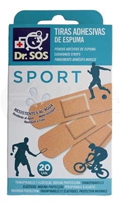 Dr. SOS Sport Vodeodolné náplasti (72 x 19 mm)