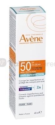 Avene Anti-Imperfection Fluid proti nedokonalostiam pleti SPF50