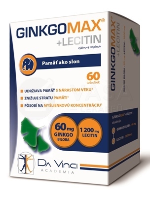 Ginkgo Max.lecitin da Vinci 60tbl xxx