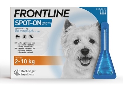 FRONTLINE Spot-On pre psy S (2-10 kg)