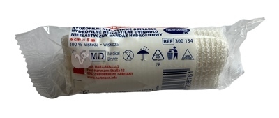 Hartmann Hydrofilné neelastické nesterilné ovínadlo (6 cm x 5 m)
