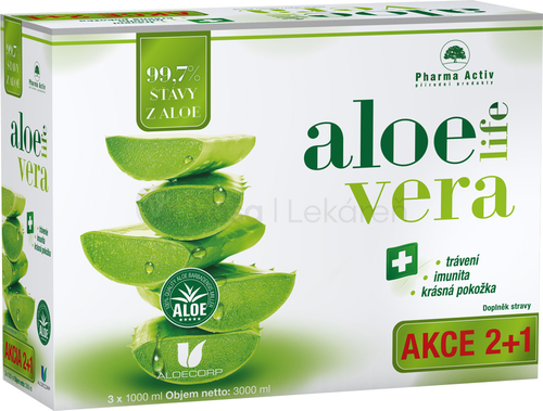 Pharma Activ AloeVeraLife 99,7% (Akcia 2+1 zadarmo)
