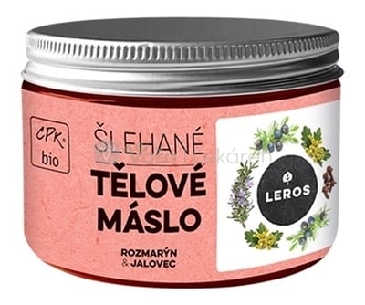 Leros Rozmarín &amp; Borievka Šľahané telové maslo