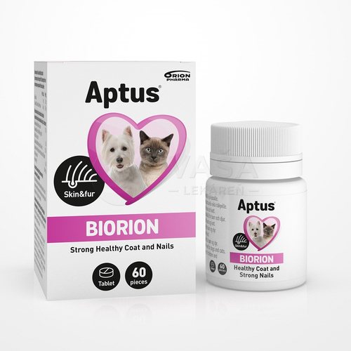 Aptus Biorion Starostlivosť o srsť a pazúriky pre psy a mačky