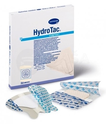 HydroTac Comfort Krytie na rany penové hydropolymérové impregnované gélom samolepiace (20 x 20 cm)
