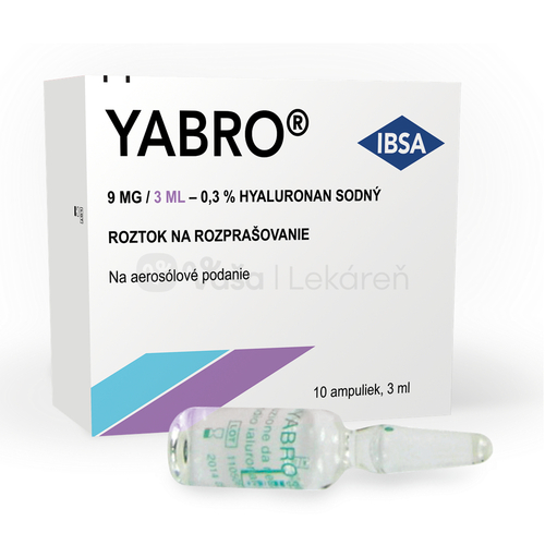 Yabro Roztok na rozprašovanie s 0,3% kyselinou hyalurónovou