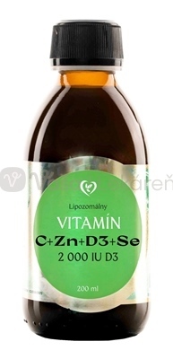 Zdravý svet Lipozomálny Vitamín C + Zn + D3 + Se