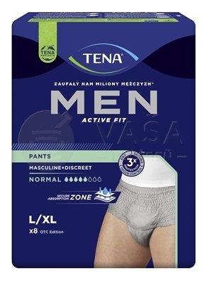 TENA Men Pants Normal Grey L/XL