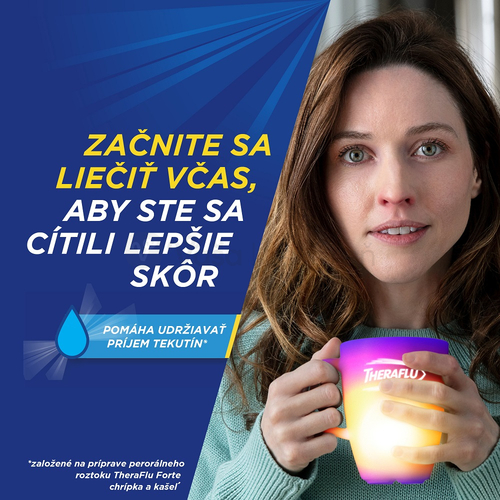 Theraflu Forte Chrípka a kašeľ Horúci nápoj