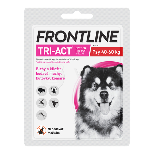 FRONTLINE Tri-act Spot-On pre psy XL (40-60 kg)