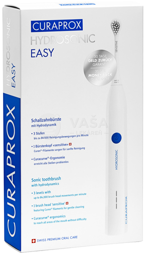 Curaprox Hydrosonic Easy Hydrosonická zubná kefka + príslušenstvo