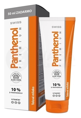 Swiss Panthenol 10% Premium Regeneračné telové mlieko