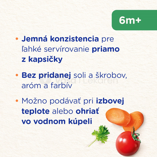 Sunar Príkrm Zelenina s kuracím mäsom a ryžou (od ukonč. 6. mesiaca)