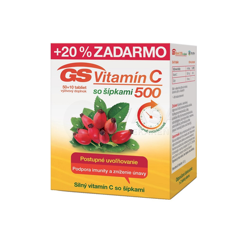 GS Vitamín C 500 so šípkami