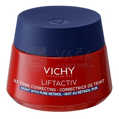 Vichy Liftactiv B3 Nočný tónovací krém s čistým retinolom
