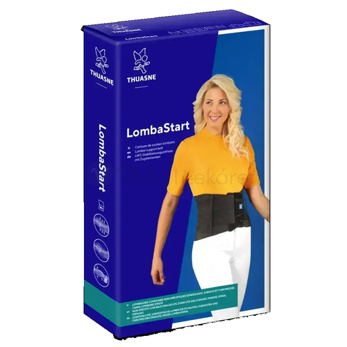 LombaStart Podporný driekový pás, veľ. 3, výška 26 cm, šedý