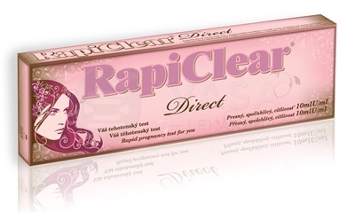 RapiClear Tehotenský test Direct (tyčinkový)