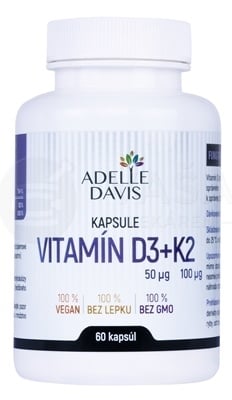 Adelle Davis Vitamín D3+K2