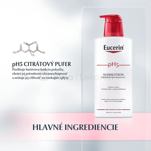 Eucerin pH5 Sprchová emulzia na suchú citlivú pokožku