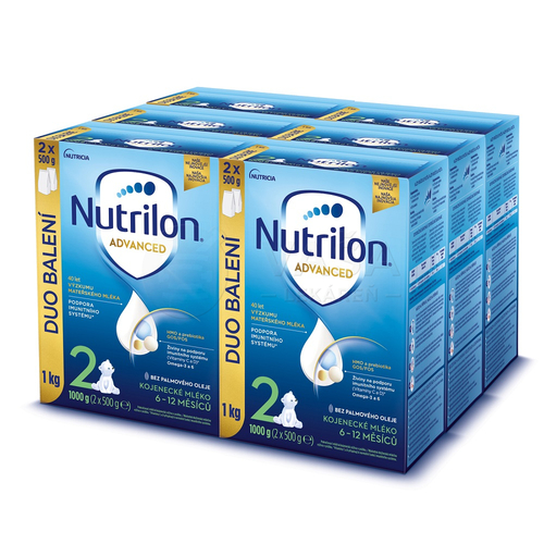 Nutrilon Advanced 2 Následná mliečna dojčenská výživa (od ukončeného 6. mesiaca) MULTIPACK