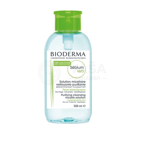 Bioderma Sébium H2O Pumpa Micelárna pleťová voda na mastnú a zmiešanú pleť