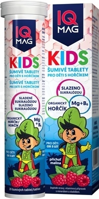 IQ MAG Kids Organický horčík + Vitamín B6