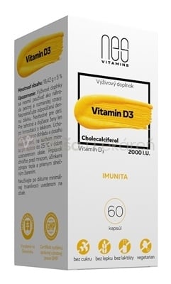 NesVitamins Vitamín D3 2000 IU