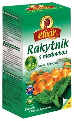 Agrokarpaty BIO Ovocno-bylinný čaj Rakytník s Medovkou