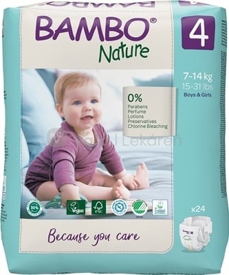 Bambo 4 Detské plienky (7-14 kg)