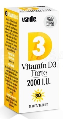 Virde Vitamín D3 Forte 2000 IU