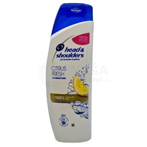 Head &amp; Shoulders Citrus Fresh Šampón proti lupinám na mastné vlasy