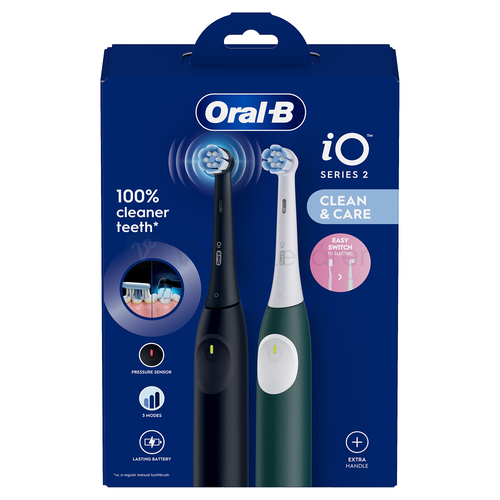 Oral-B iO Series 2 Duo Night Black &amp; Forest Green
