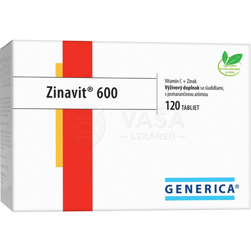 GENERICA Zinavit 600 Vitamín C + Zinok