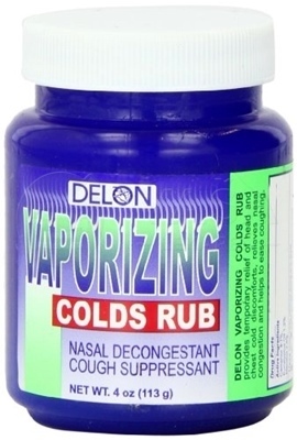 Delon Vaporizing Colds Rub