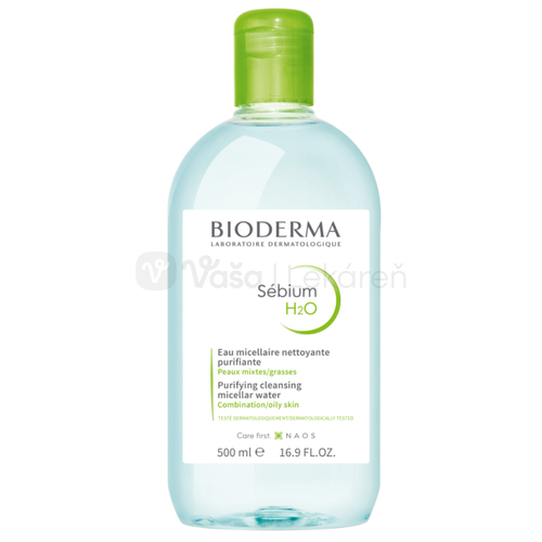 Bioderma Sébium H2O Micelárna pleťová voda na mastnú a zmiešanú pleť