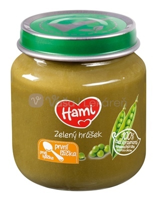 Hami Prvá lyžička Zelený hrášok (od ukončeného 4. mesiaca)