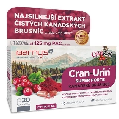 Barny&#039;s Cran-Urin Super Forte (kanadské brusnice)