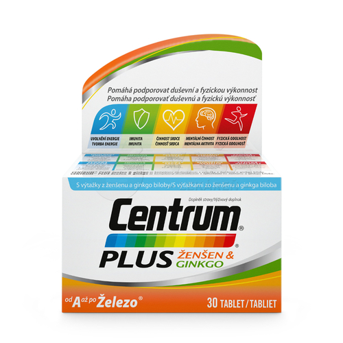 Centrum Plus Ženšen &amp; Ginkgo