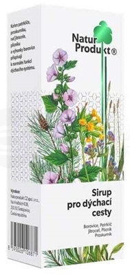 NaturProdukt Sirup pre dýchacie cesty