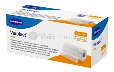 Varolast Plus Zinkoglejové pozdĺžne elastické ovínadlo (8 cm x 5 m)