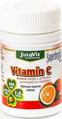 Jutavit Vit.c 500mg 60+10tbl Zuvacie Pomaranc xxx
